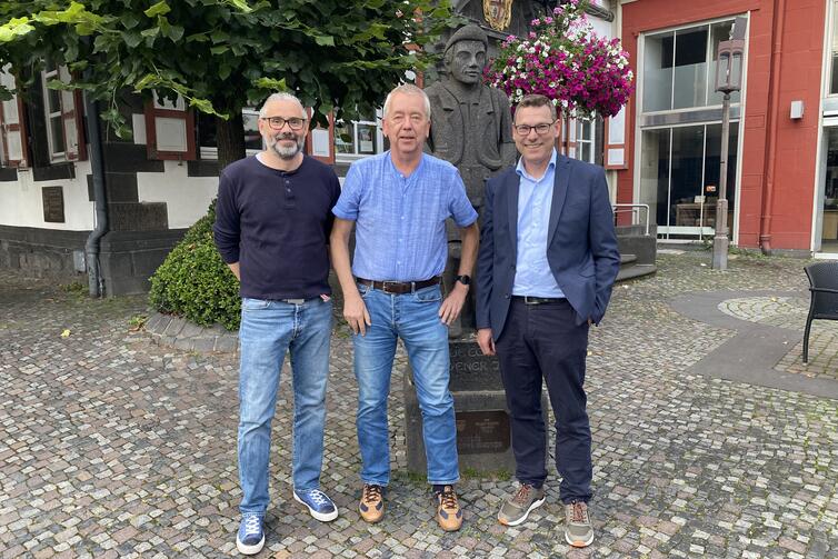 v.l.n.r Thomas Hürter, Ekkehard Raab, Thomas Schroeder